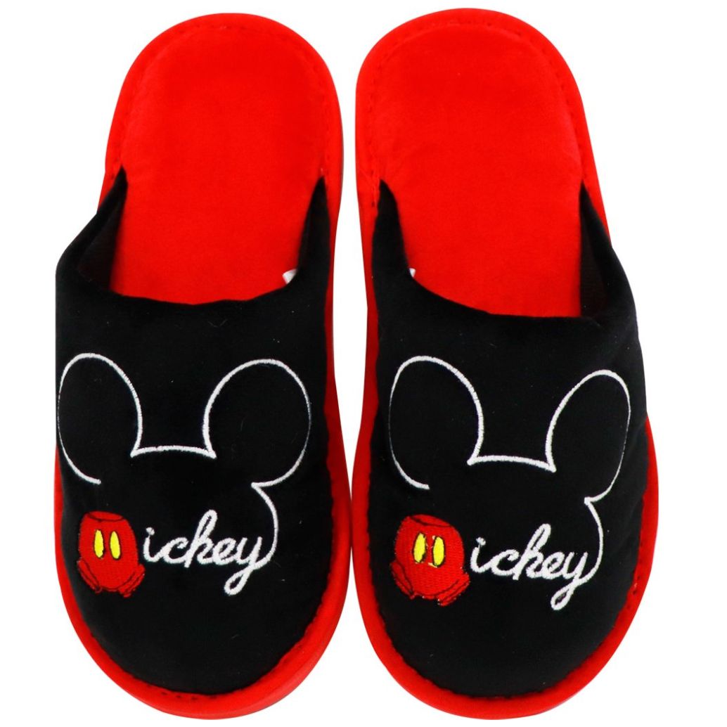 Pantufla Mickey Negra Arra