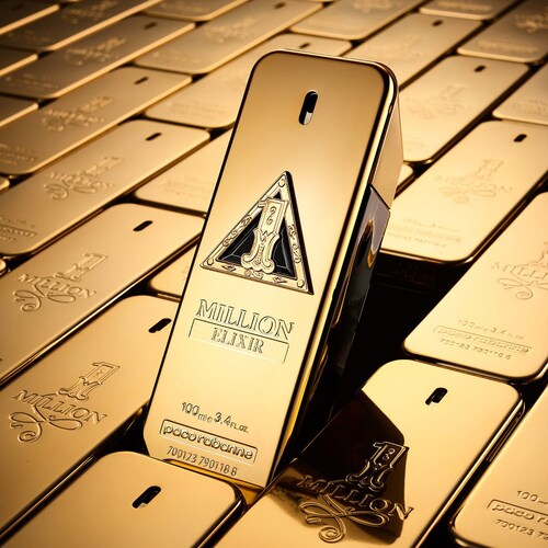 Set Fragancia para Hombre Paco Rabanne One Million Elixir Edp 100Ml + Desodorante 150Ml + Perfume de Bolsillo 10Ml
