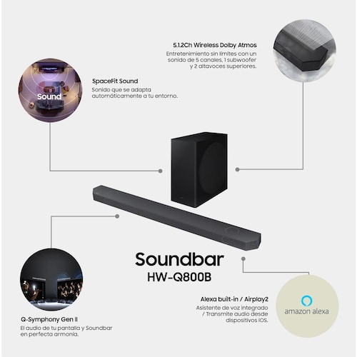 Barras de sonido: sonido más inmersivo y envolvente – Samsung