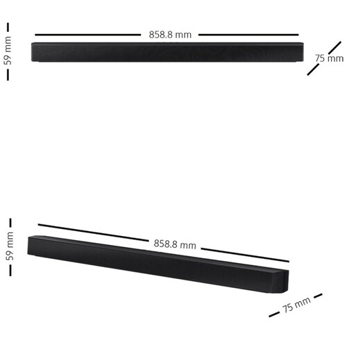 Barra de Sonido Samsung Hw-B450Zx 2.1 Canales Negra