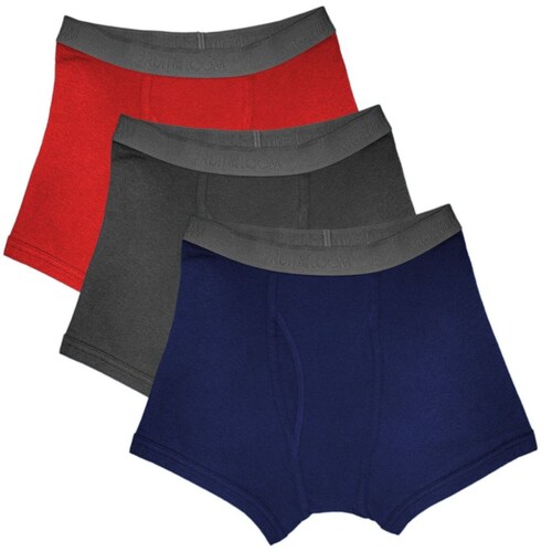 Bóxer Trunk Fruit Of The Loom Premium 100% Algodón de 3 Piezas para Hombre