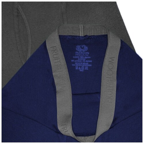 Bóxer Trunk Fruit Of The Loom Premium 100% Algodón de 3 Piezas para Hombre