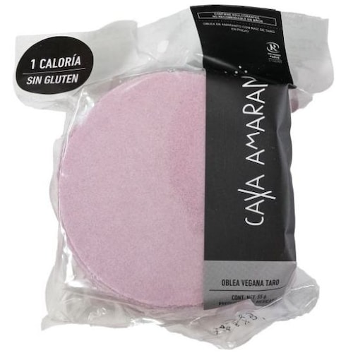  Obleas Vegana Sabor Taro  Caxa Amaranto