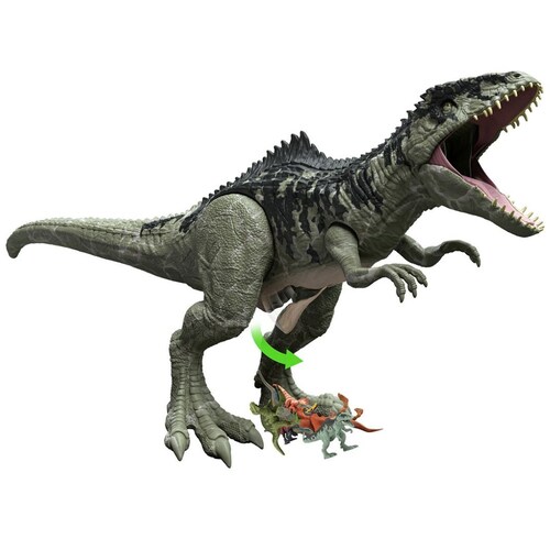 Jurassic World Super Colossal Pack con 10 Mini Dinosaurios