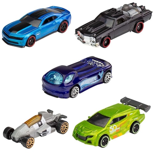 Hot Wheels Die Cast Basics 5 Pack Boundle