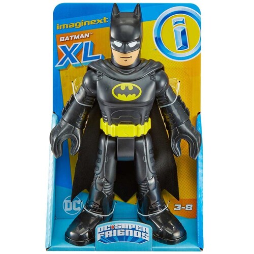 Imaginext Dc Super Friends Figura Xl Batman Negro