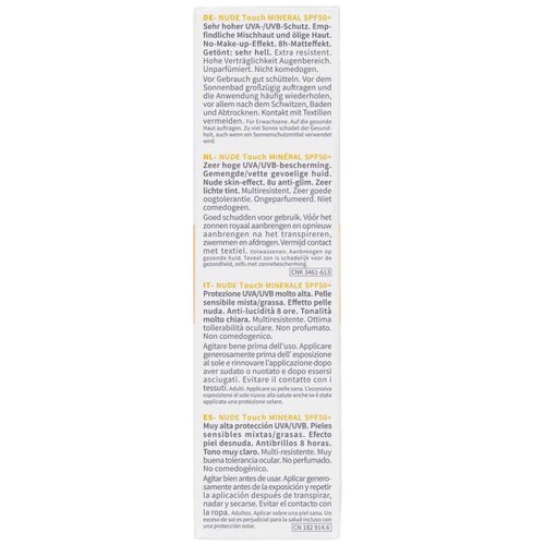 Bioderma Photoderm Nude Touch Mineralspf 50+ Tono Muy Claro