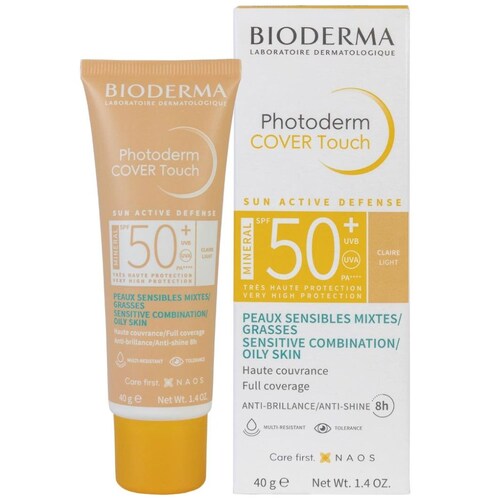 Bioderma Photoderm Cover Touch Mineral Spf 50+ Tono Claro 40Gr