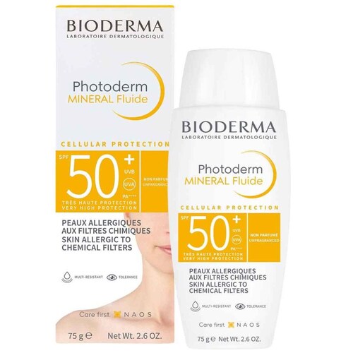 Bioderma Photoderm Mineral Fluido Spf 50+ 75Gr