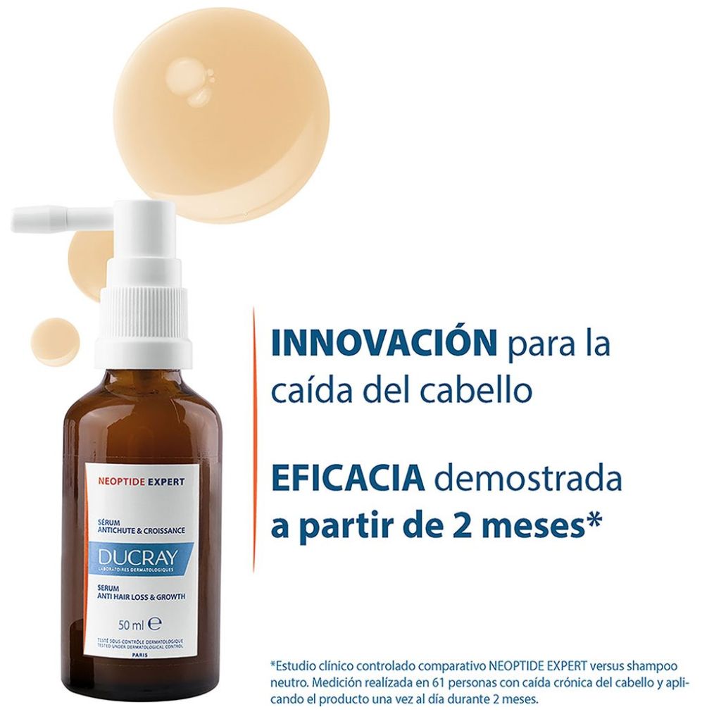 Ducray Neoptide Expert Sérum Anticaída y para el Crecimiento del Cabello 2 x 50 Ml image number 1