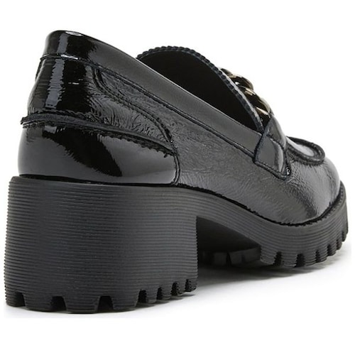 Menstyle Suela Dentada, con Diseño de Cadena, Color Negro, 24Hrs.