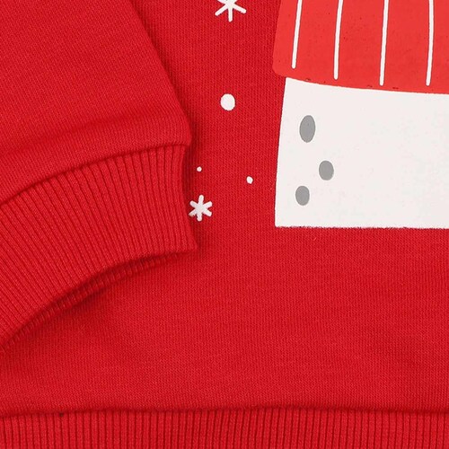 Sudadera Navidad en Algodón Reno para Niña Jeanius