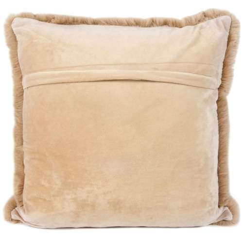 Cojín Polar Liso 50X50 Camel Abadi