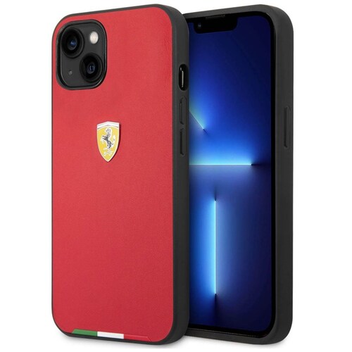 Funda Ferrari Italian Flag Roja para Iphone 14 Pro