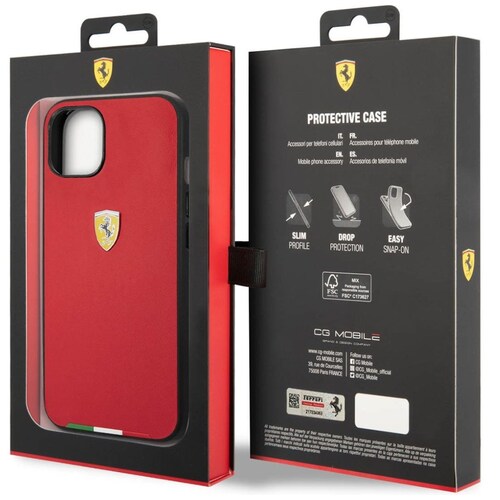 Funda Ferrari Italian Flag Roja para Iphone 14 Pro