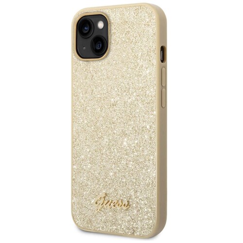 Funda Guess Glitter Flakes Dorada para Iphone 14 Plus