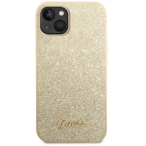 Funda Guess Glitter Flakes Dorada para Iphone 14 Plus