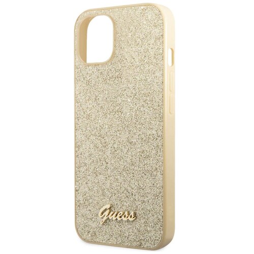 Funda Guess Glitter Flakes Dorada para Iphone 14 Plus