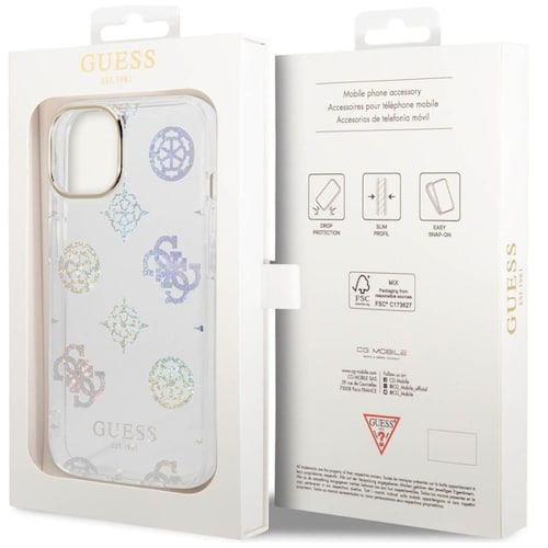 Funda Guess Electroplated Blanca para Iphone 14 Pro