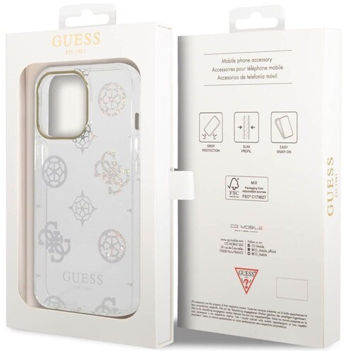 Funda Guess Electroplated Blanca para Iphone 14 Plus