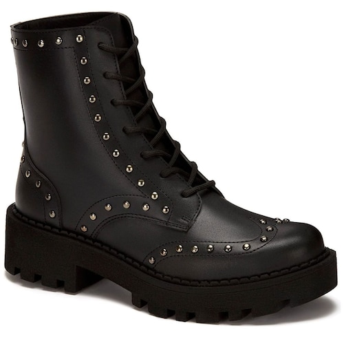 Bota de Agujeta con Estoperoles Negro Andrea