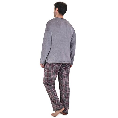 Pijama Manga Larga Pantalón para Hombre