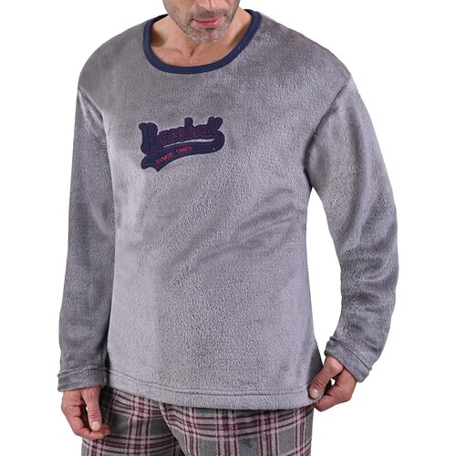 Pijama Manga Larga Pantalón para Hombre