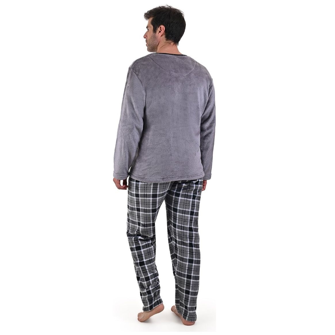 Pijama Manga Larga Pantal n para Hombre