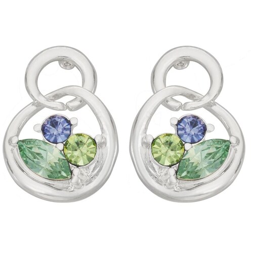 Aretes Marca Napier Color Plata Acabado Pulido