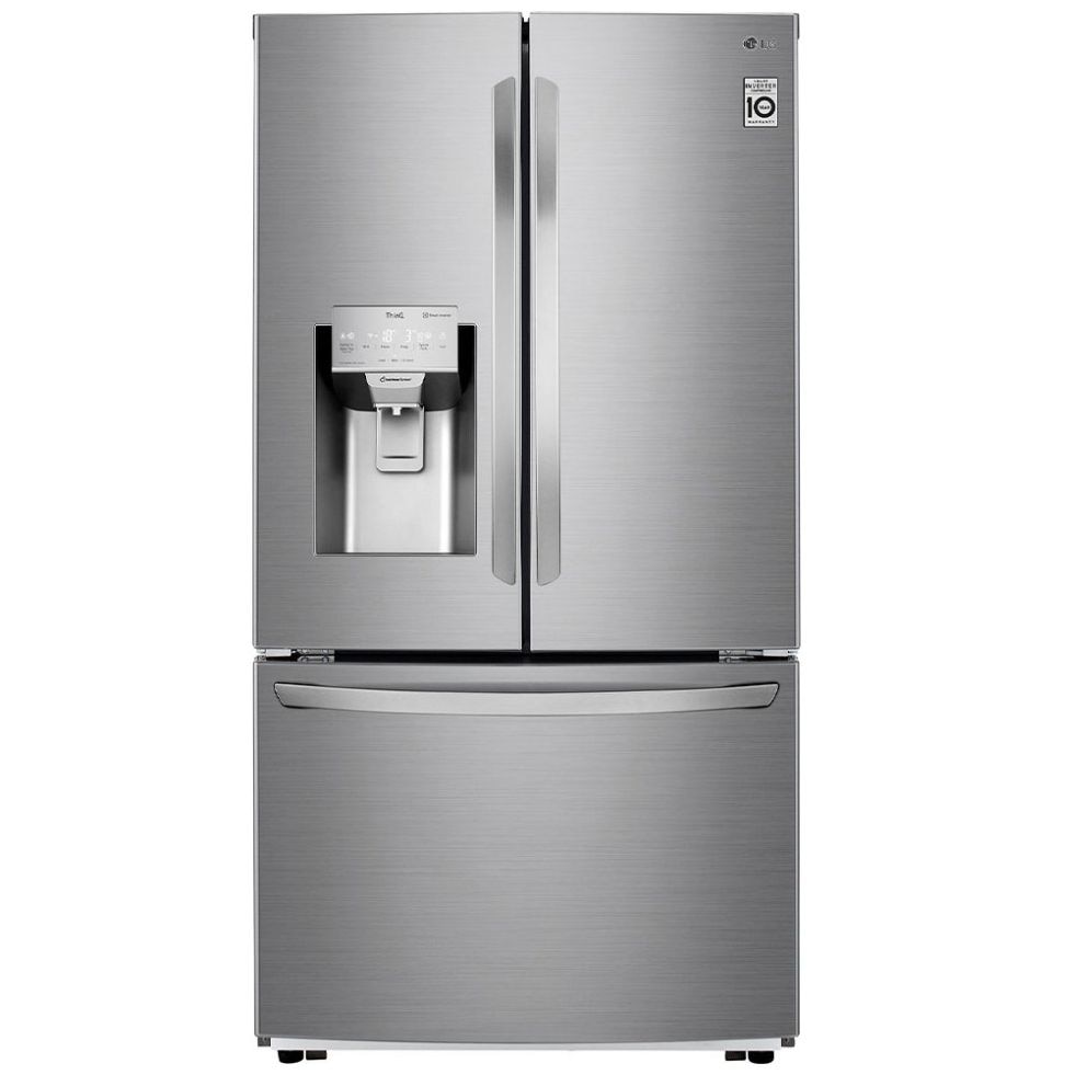 Refrigerador LG French Door Smart Inverter con Door Cooling 28 Pies Platino Gm28Lip