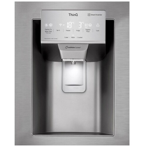 Refrigerador LG French Door  Smart Inverter con Door Cooling 28 Pies Platino Gm28Lip