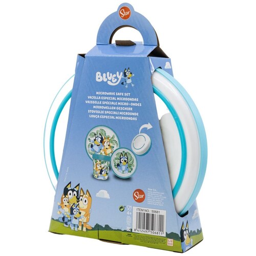 Vajilla 3 Piezas  Infantil Bluey Stor