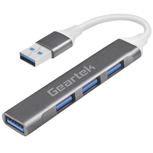 Concentrador Usb 4 Puertos Geartek
