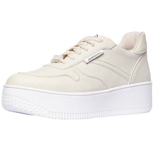 Tenis Casual de Plataforma Beige Aeropostale