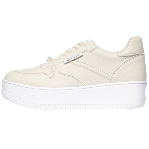 Tenis Casual de Plataforma Beige Aeropostale