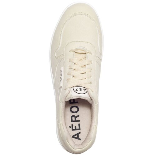 Tenis Casual de Plataforma Beige Aeropostale