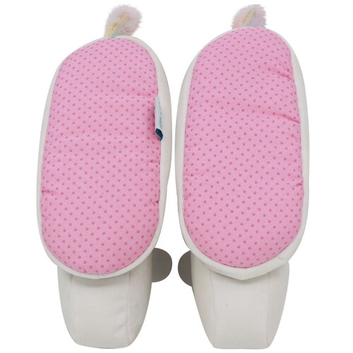 Pantufla Unicornio 3D Ch-G Blanco Arra