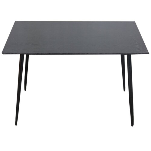 Home Nature Mesa de Madera Bella con Patas de Metal 76*1200*80 Cm