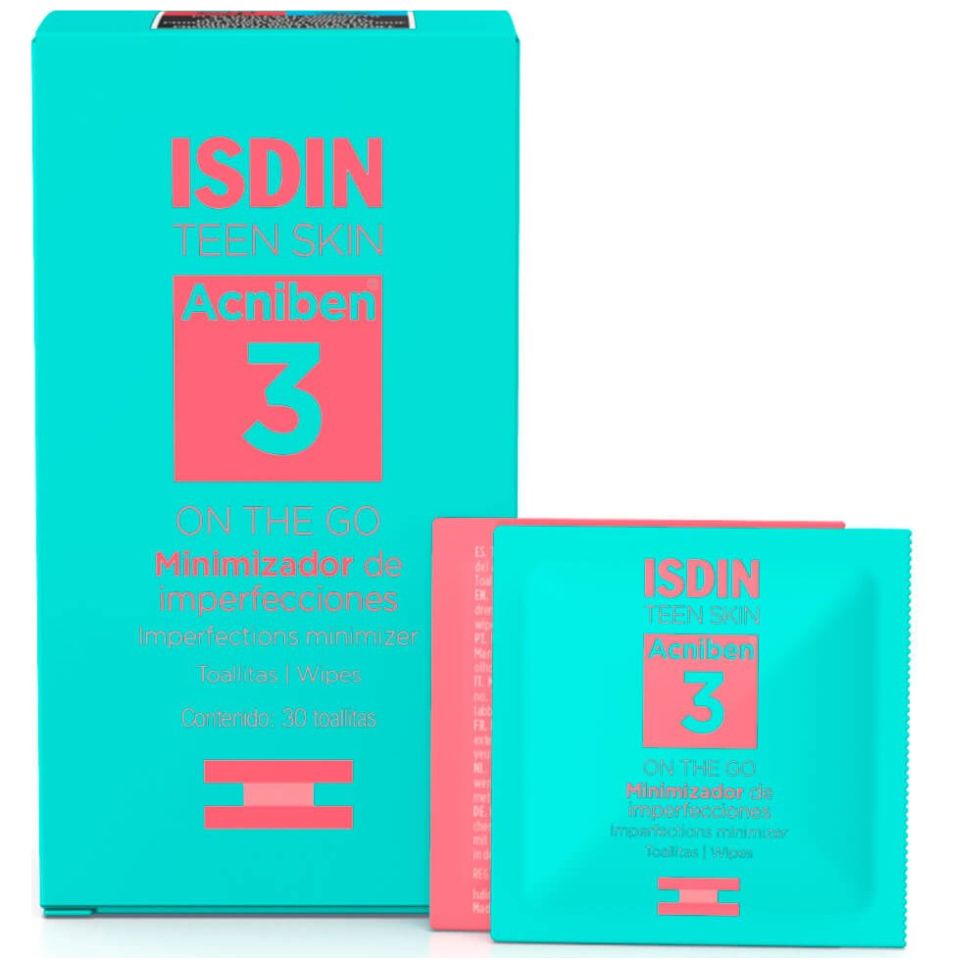 Isdin Acniben Minimizador de Imperfecciones Piel Grasa Toallitas 30U
