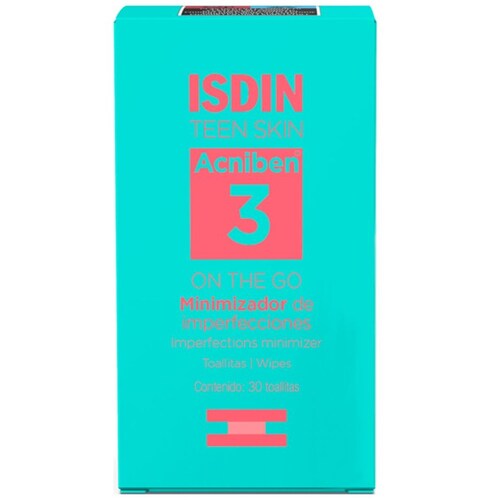 Isdin Acniben Minimizador de Imperfecciones Piel Grasa Toallitas 30U