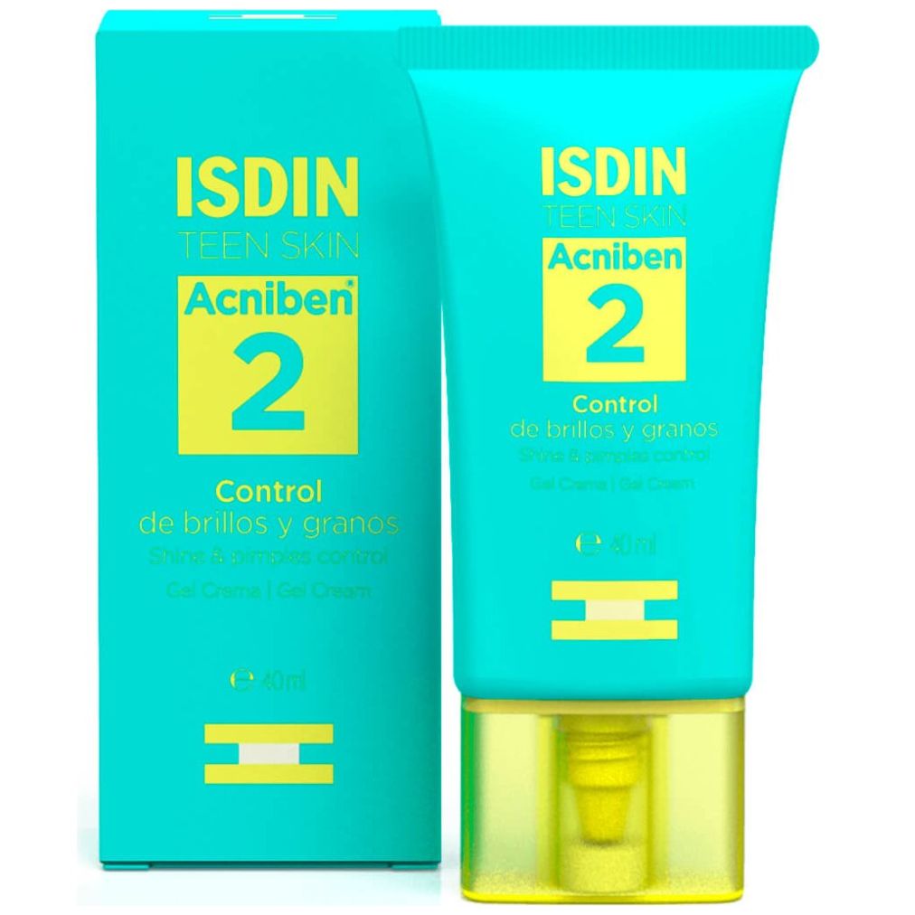 Isdin Acniben Control de Brillos y Granos Gel Crema Facial 40Ml