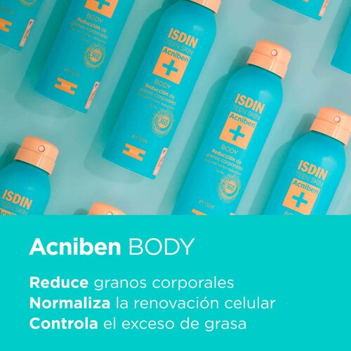 Isdin Acniben Body Reduccion de Granos Corporales Spray 150Ml