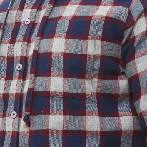 Camisa Casual Manga Larga de Franela para Hombre Swiss Navy