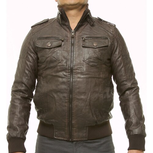Chamarra Tipo Piel para Hombre Alex And Ivy