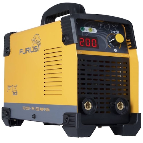 Soldador Inversor Furius 200Amp 110/220V Fw201