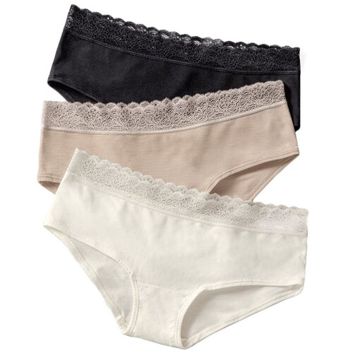 Panties Estilo Hipster Paquete X3 Leonisa