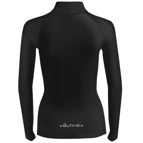 Playera Texture Manga Larga Compresión Voltaica para Mujer