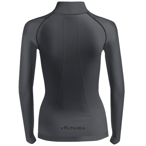 Playera Texture Manga Larga Compresión Voltaica para Mujer