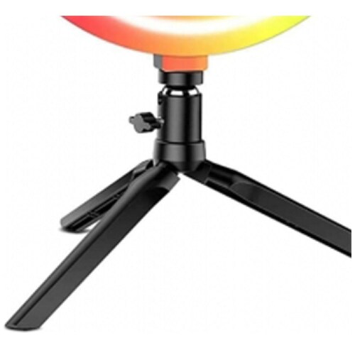 Tripié con Aro de Luz 8" Hq con Efecto de Tono Luz Multicolor