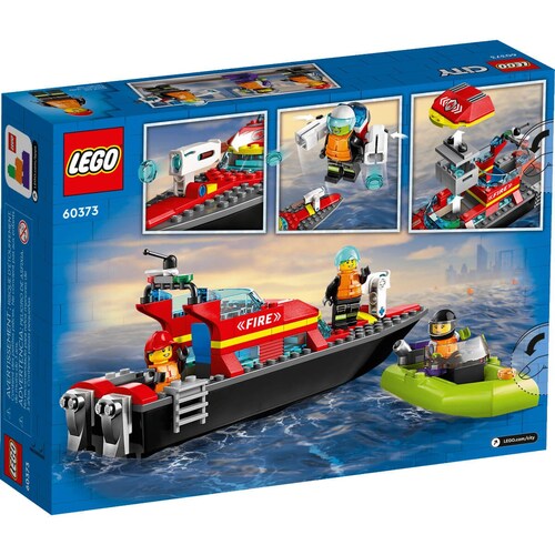 Lancha de Rescate de Bomberos Lego City Fire